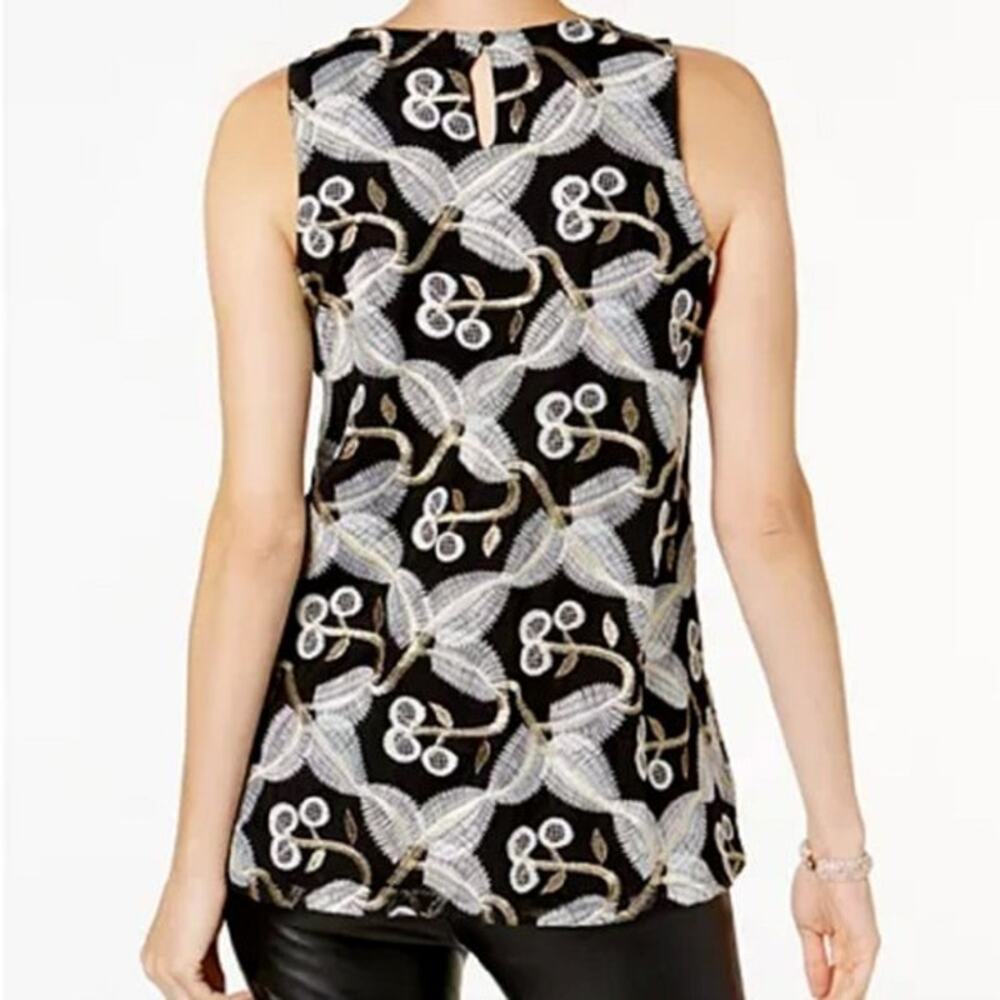 Charter Club Embroidered Sleeveless Top XS - Picture 2 of 6